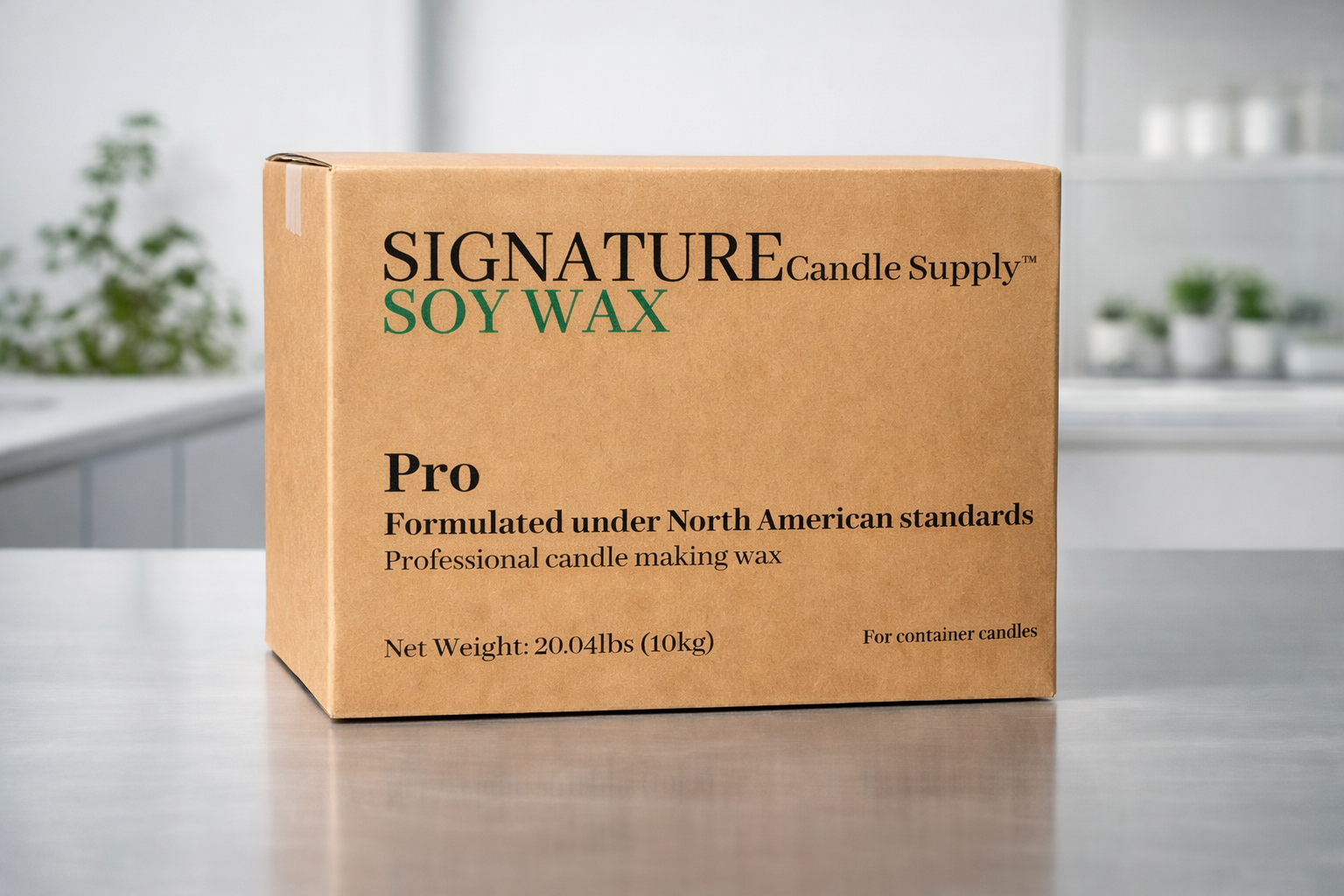 Signature Soy Wax for Containers – Pallet of 75 Boxes |  1,503 lb (750 kg) | EXW Miami