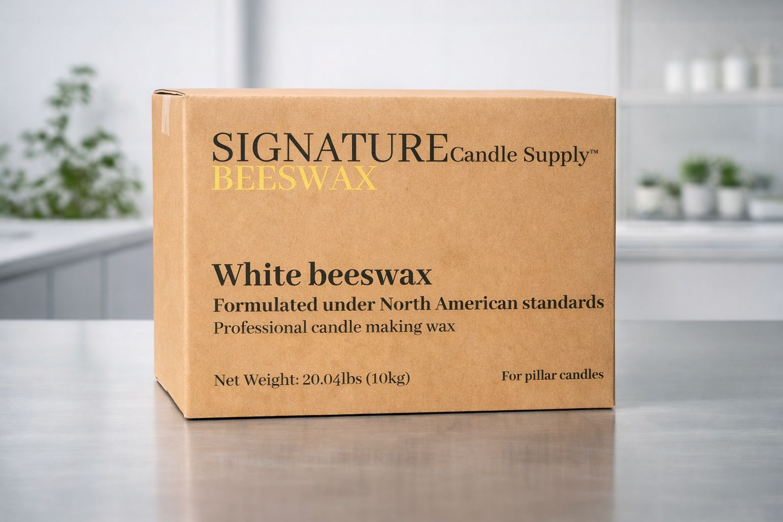 Signature White Beeswax – Pallet of 75 Boxes | 1,503 lb (750 kg) |