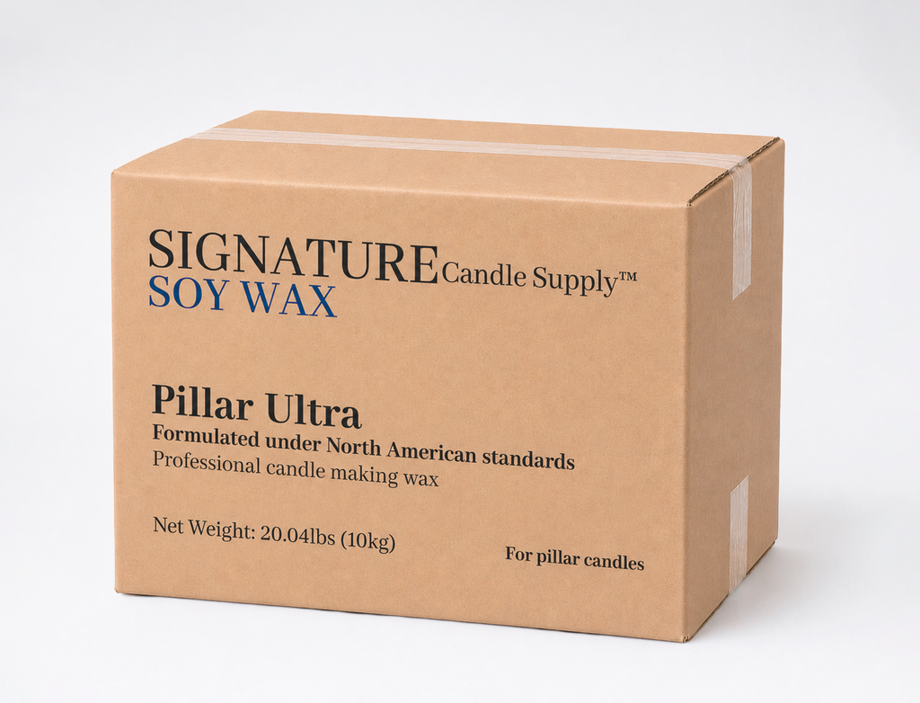 Signature Soy Wax Pillar Ultra for pillar candles– Pallet of 75 Boxes | 1,503 lb (750 kg) |