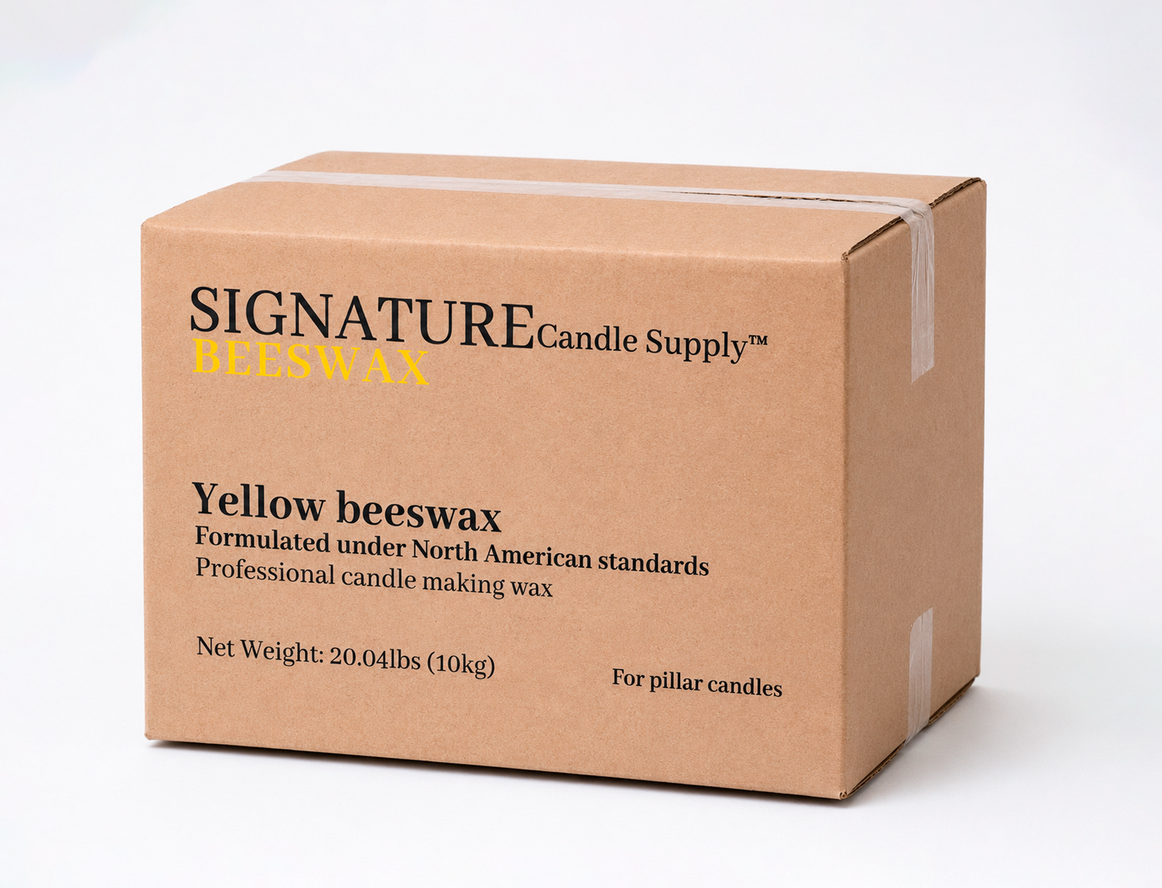 Signature Yellow Beeswax – Pallet of 75 Boxes | 1,503 lb (750 kg) |