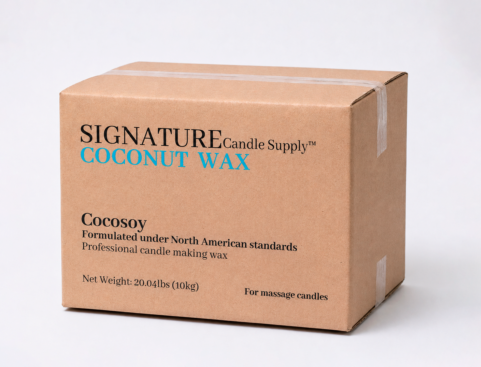 Signature Coconut Wax Cocosoy for massage candles– Pallet of 75 Boxes | 1,503 lb (750 kg) |